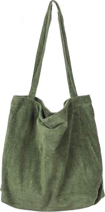 Only-Bags.Store Umhängetasche Grosse Kapazität Cord Umhängetasche Retro Handtasche für den täglichen Gebrauch, Büro