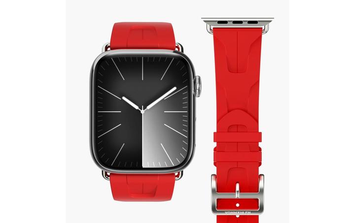 Actual product image Vonmählen A. R. Exclusive Band - 40|41|42mm - One Size (Silicone, Stainless steel)