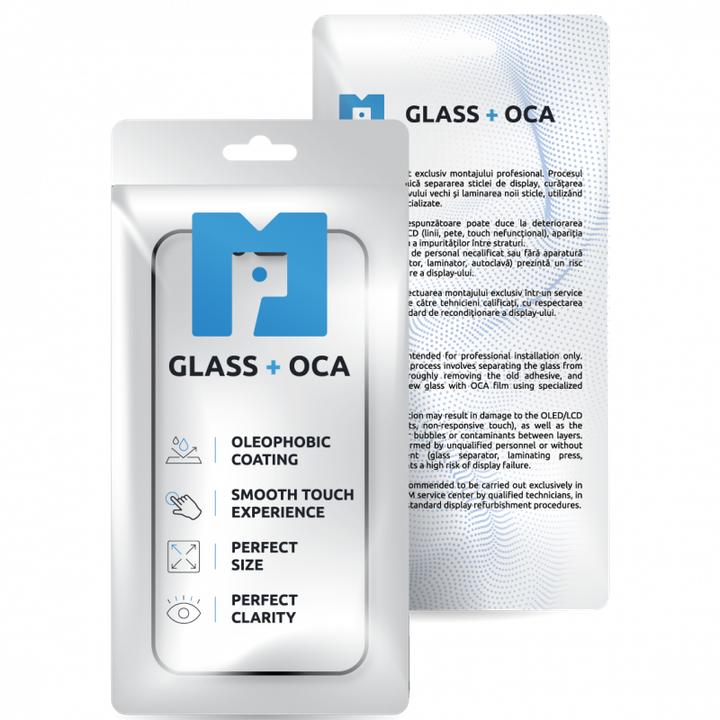 Actual product image MP Glass + OCA fur Apple iPhone 15 Pro, Black (Display, Apple iPhone 15 Pro)