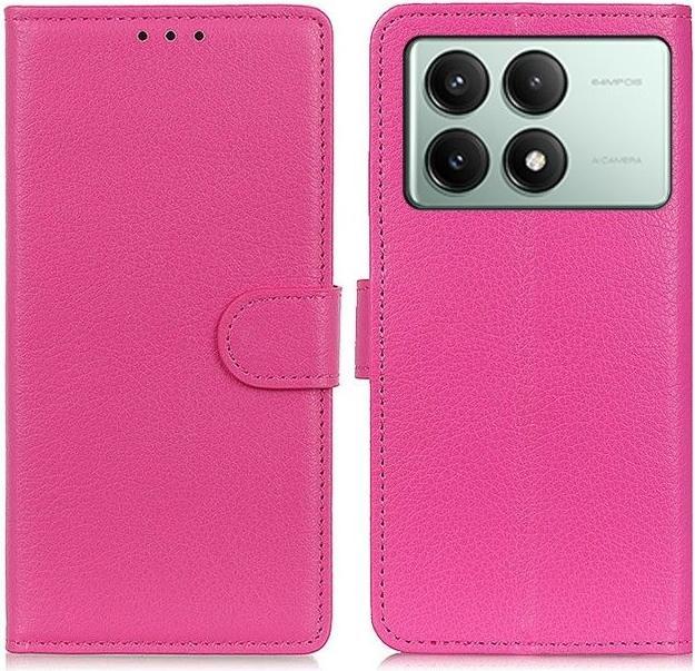 Image du produit MU Classic Série de couvertures de livres en cuir Litchi (Xiaomi Poco X6 Pro)