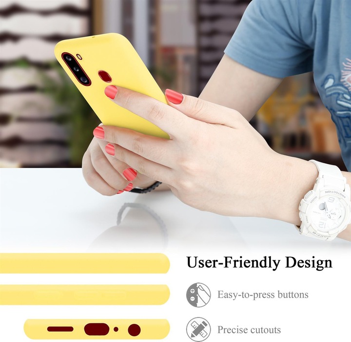 Produktbild Cadorabo TPU Liquid Silicone Case Cover (Samsung Galaxy A21)