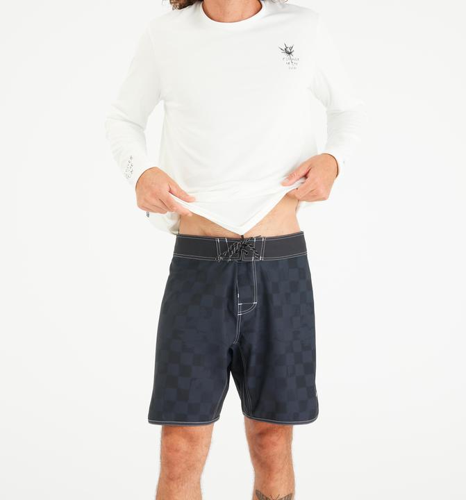 Image du produit Olaian tee shirt de surf manches longues UPF50+ homme - flower blanc (L)