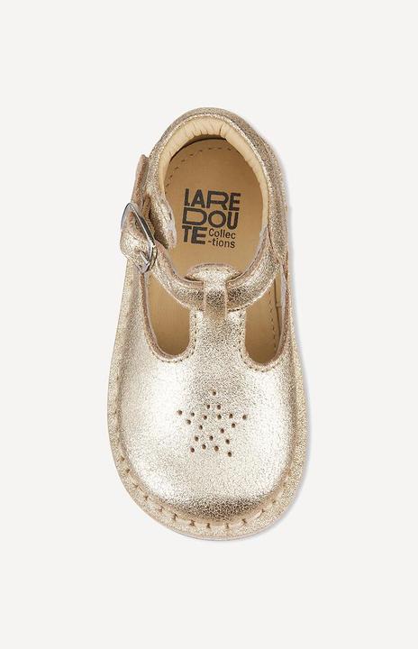 Produktbild La Redoute Collections Riemchenschuhe aus goldfarbenem Leder (22)