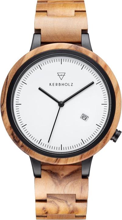 Actual product image Kerbholz Lamprecht Olivewood (Analogue wristwatch, 42 mm)