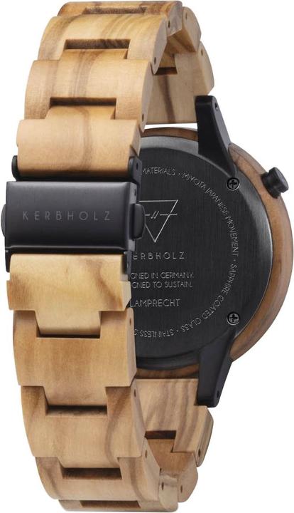 Actual product image Kerbholz Lamprecht Olivewood (Analogue wristwatch, 42 mm)