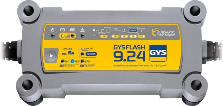 GYS Charger FLASH 9.24 (12V, 6V, 24V, 9 A)