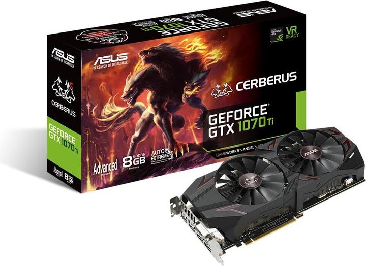 Produktbild ASUS GeForce CERBERUS GTX 1070TI A8G (8 GB)