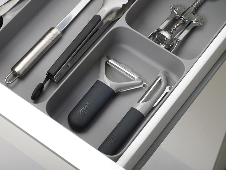 Actual product image Joseph Joseph DrawerStore Cutlery tray, grey, 38.4x39.7x5.3cm