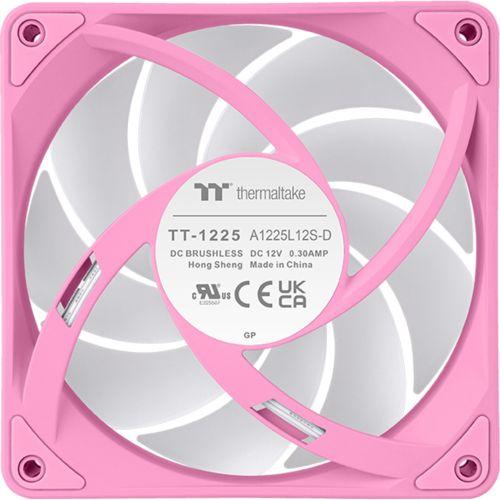 Image du produit Thermaltake TT CT120 EX ARGB Sync PC Cooling Fan 3 Pack Pink (120 mm, 3x)