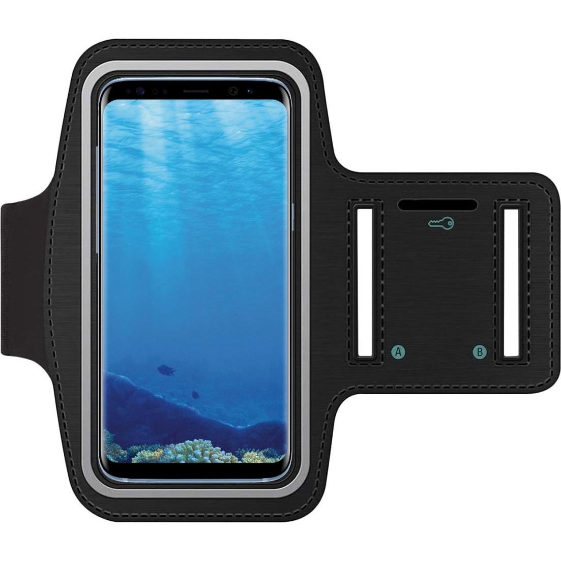 SmartFitness Samsung Galaxy S8 Handy Sport Armband, Smartphone Sportarmband, Schwarz