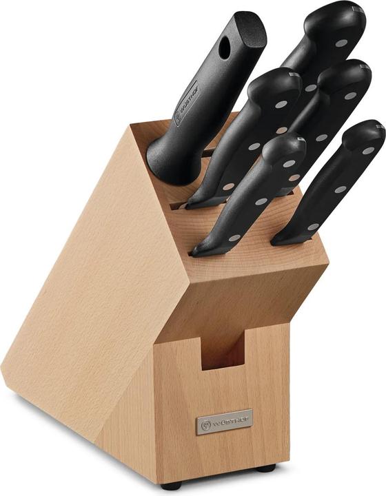 Actual product image Wüsthof Gourmet Knife Block with Parts Beech
