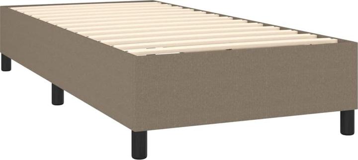 Produktbild VidaXL Boxspringbett mit Matratze Taupe Kleines Doppelbett Stoff (120 x 190 cm)