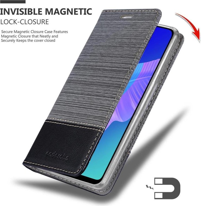 Produktbild Cadorabo Book Jeans Optik Cover (Huawei P40 Lite E)