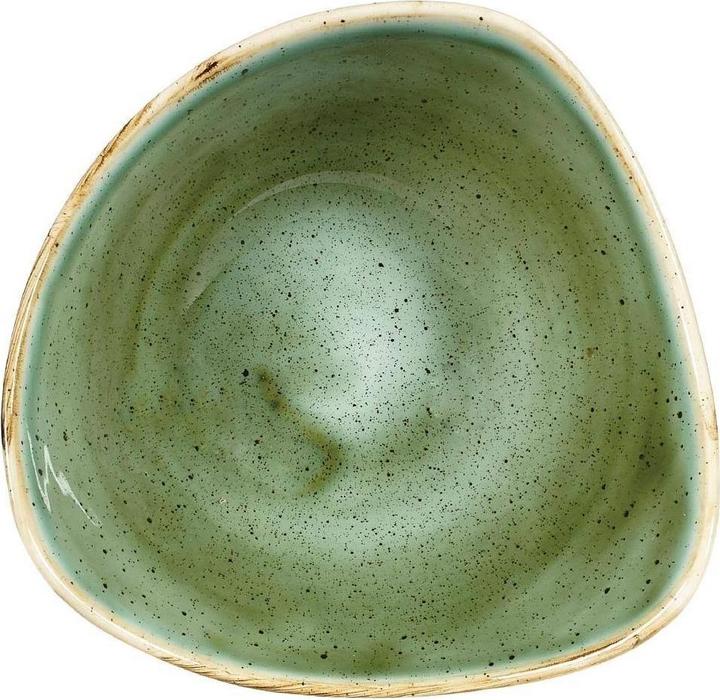 Churchill Stonecast Samphire Grün Triangle Teller tief 15.3cm, 26cl (1x, 15.30 cm)