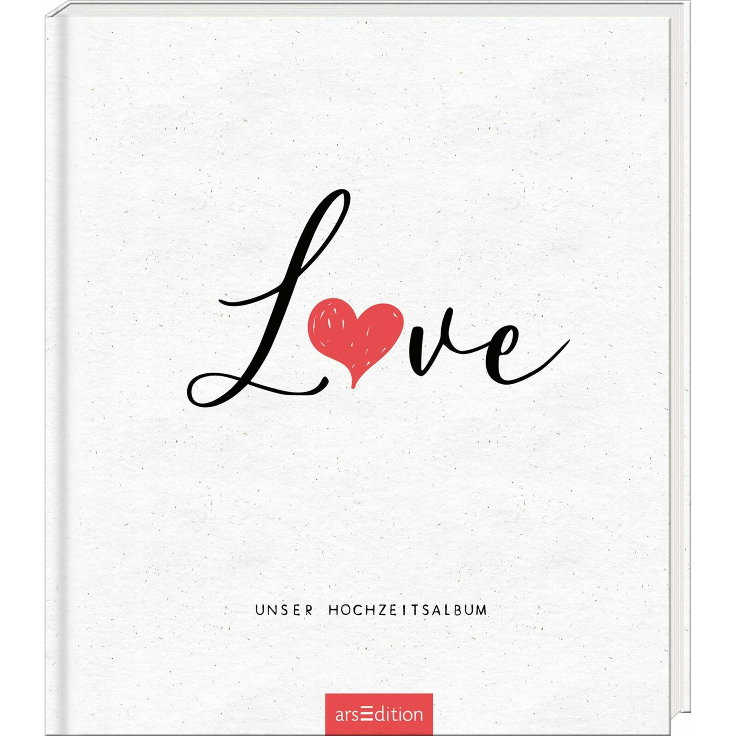 Ars Edition, Fotoalbum, Hochzeitsalbum Love