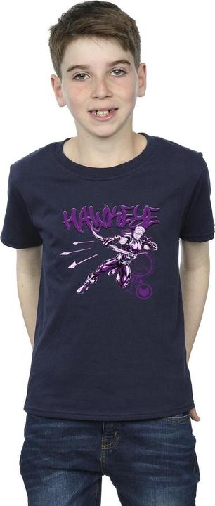 Actual product image Boys Hawkeye Shoots T-Shirt (128)