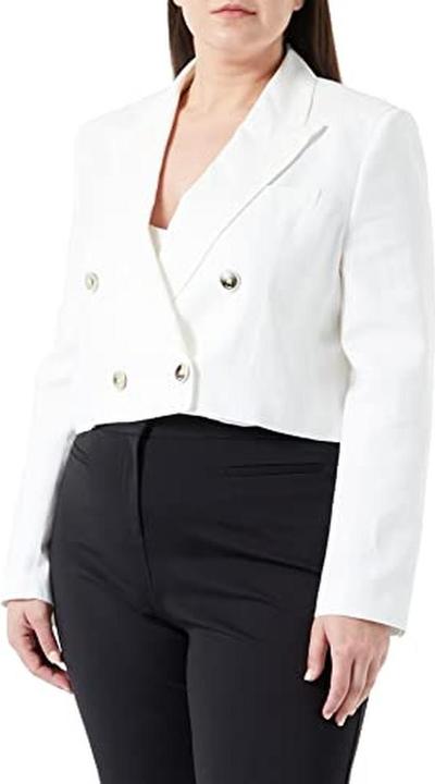 Pinko Giacca elegante crop doppiopetto per lavoro (40)