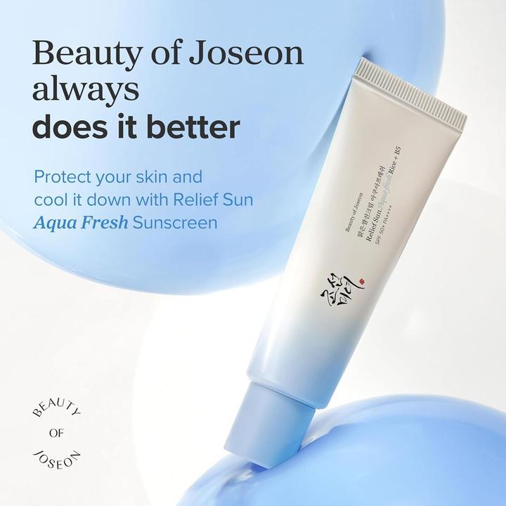Actual product image Beauty of Joseon Relief Sun Aqua Fresh + B5 (Sun cream face, SPF 50+, 50 ml)