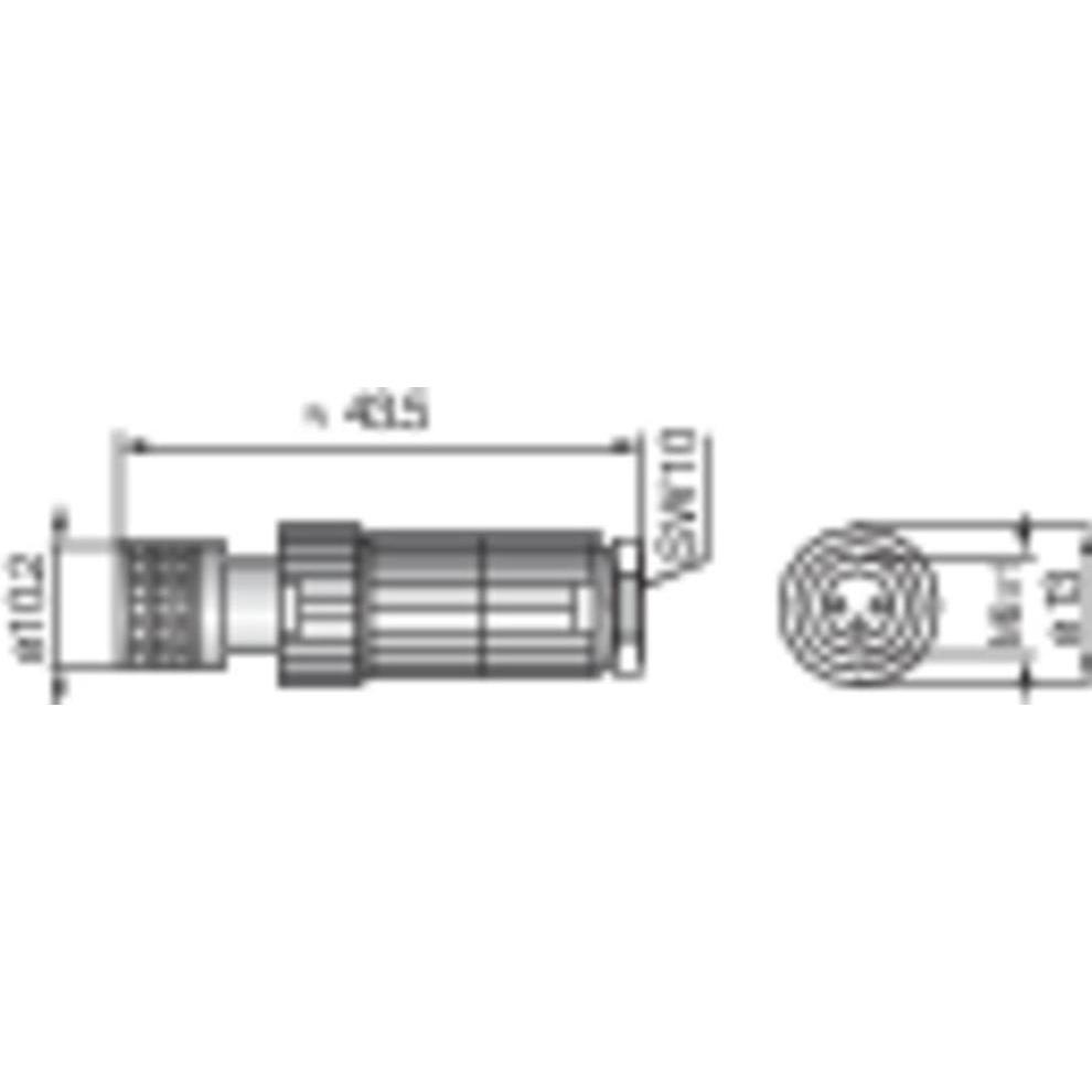 Thumbnail - Hirschmann Konfektionierbarer M8-Steckver, Elektronikkabel + Stecker, Schwarz