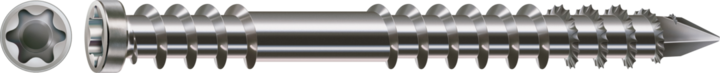 Actual product image Spax Wood construction screw R 88192 Cylinder head T-STAR 6 x 60/28 -T A 4 w.CUT-Sp. (100 Screws per piece)