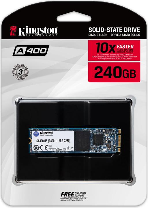 Produktbild Kingston A400 (240 GB, M.2 2280)
