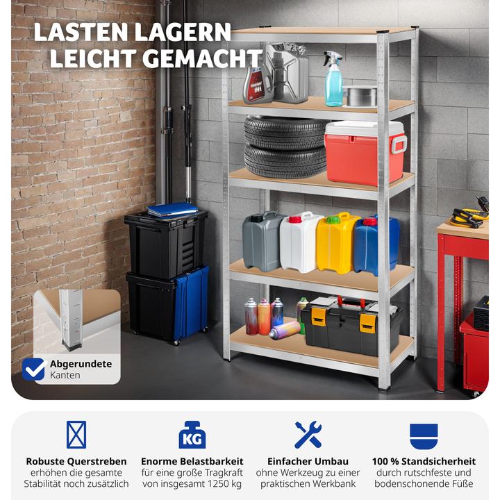 Produktbild tectake Werkstattregal Richard