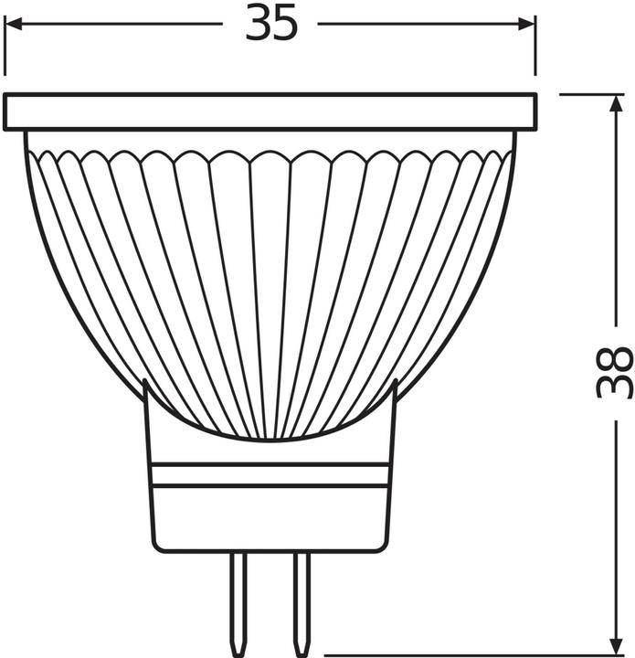 Actual product image Osram Star Mr11 (GU4, 20 W, 184 lm, 1 x, G)