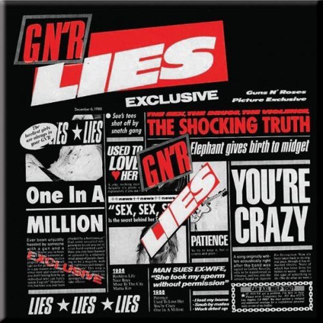 Produktbild Guns N Roses KühlschrankMagnet Lies (1 x)