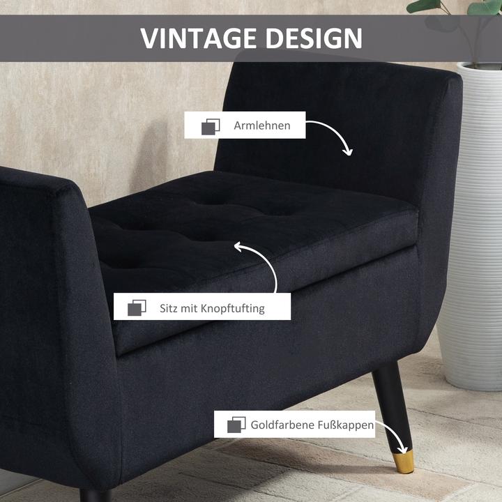 Actual product image Homcom Bench with storage space (42 cm)