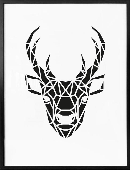 Image du produit Trenddeko Origami cerf (100 x 120 cm)