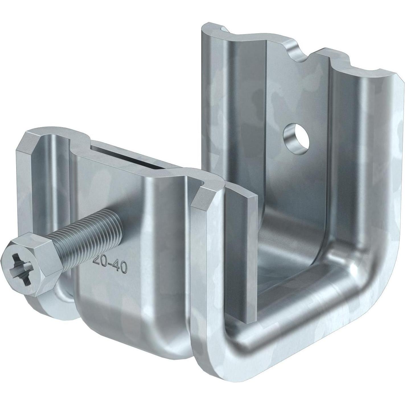 OBO Bettermann, Portacavi, OBO SSP 20-40 M6 FT morsetto di supporto pesante 44x43x43.5mm