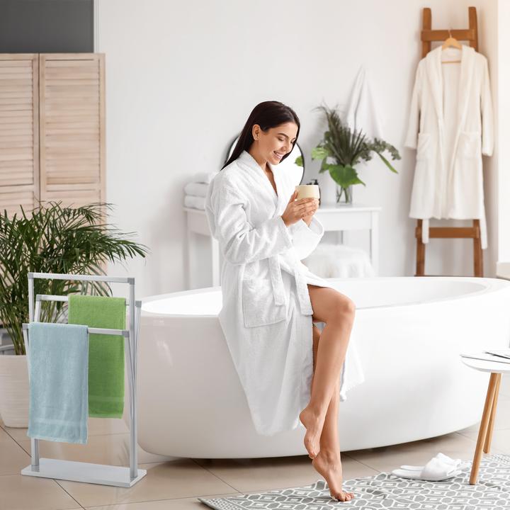 Actual product image Relaxdays Towel rack