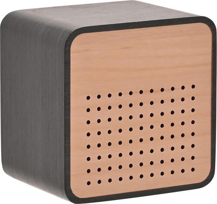 Produktbild Interval Wecker aus Holz mit BluetoothLautsprecher Schwarz