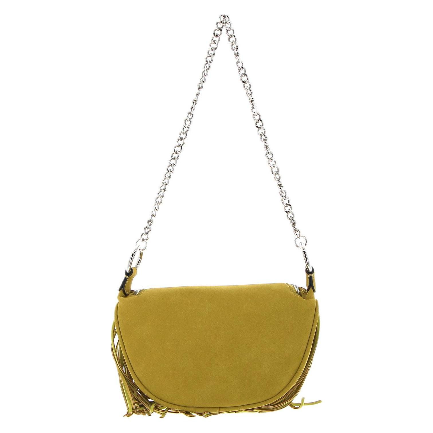 Seidenfelt, Damen, Handtasche, Fringes Skien Crossbody, Grün
