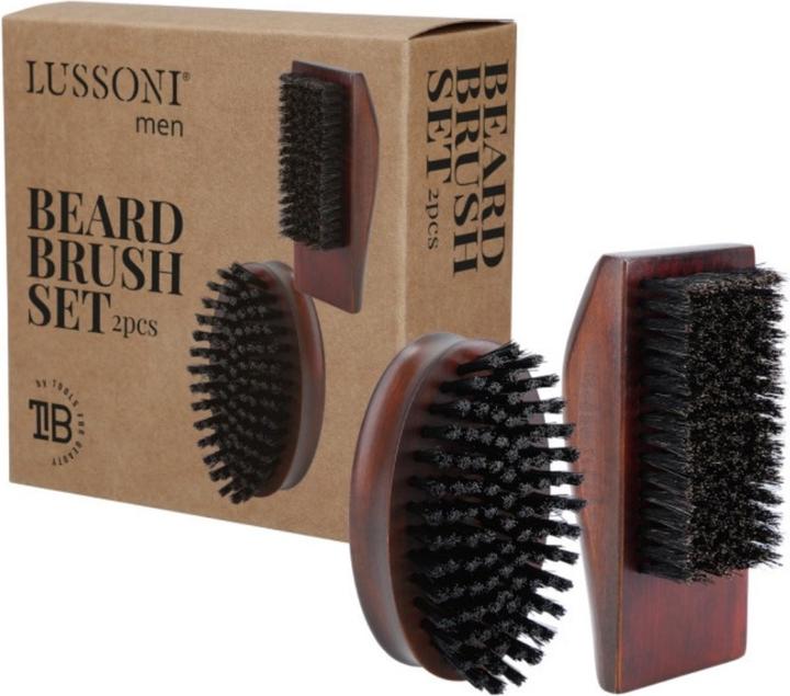 Produktbild Lussoni Br Beard Brush 2Pcs Set