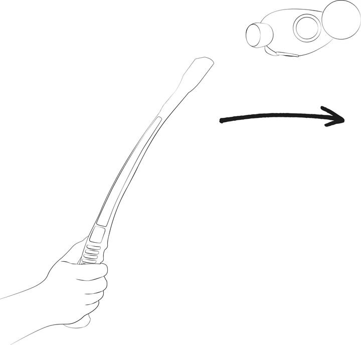 Actual product image Hunter Toy Flingerz Furry Squirrel - (401673969519) (Dog chew toy)