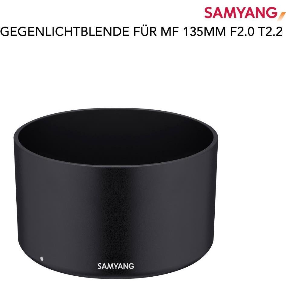 Thumbnail - Samyang Gegenlichtblende für MF 135mm F2,0/T2,2, Gegenlichtblende, Schwarz