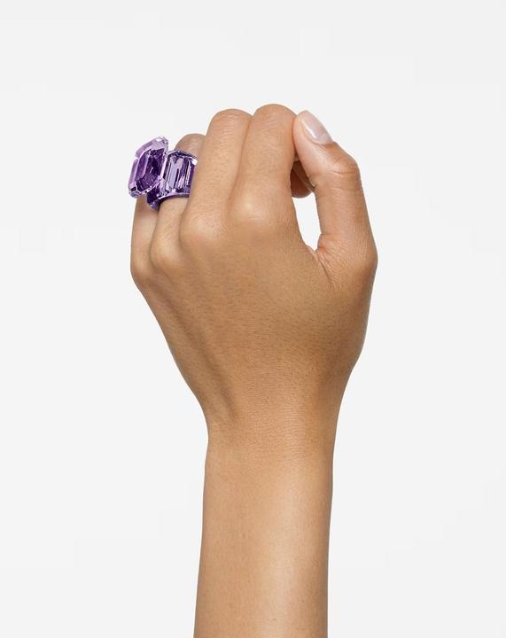 Immagine prodotto Swarovski Anello Cocktail Lucent Taglio Ottagonale Viola (52)