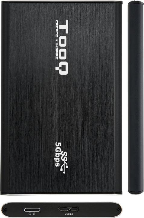 Immagine prodotto Tooq Technology CAJA EXTERNA TQE-2529B 2,5" 7 MM SATA USB 3.0 UASP NEGRA (2.5")