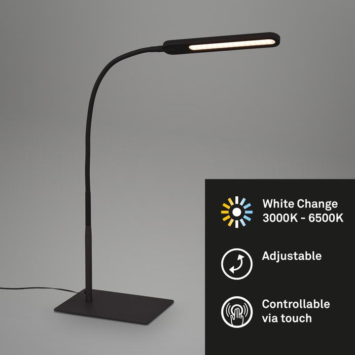 Produktbild Briloner CCT LED Tischleuchte, schwarz, LED/8W (600 lm)