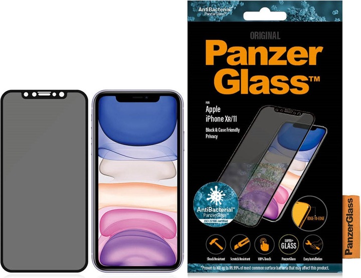 Produktbild PanzerGlass Privacy Edge to Edge (1 Stück, Apple iPhone 11)