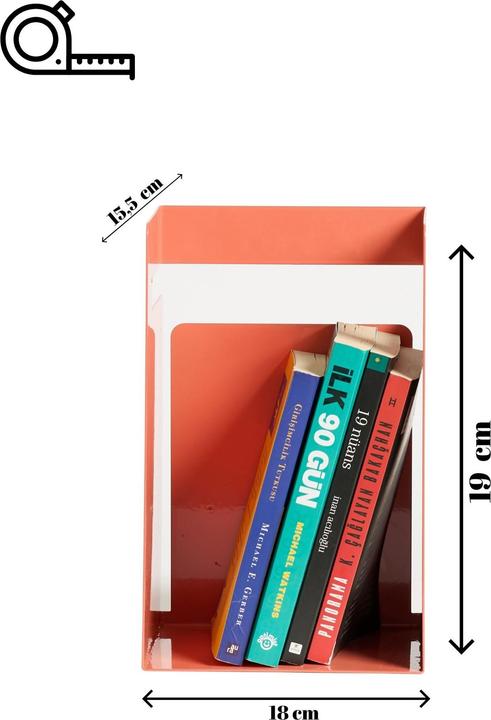 Productafbeelding Homitis Cube Bookend (15.50 x 18 x 19 cm)