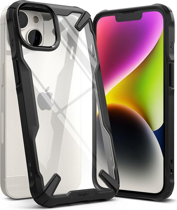Actual product image Ringke CASE Fusion-X design for Apple iPhone 14 Black (Apple iPhone 14)