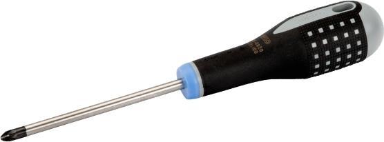 Produktbild Bahco ERGO Pozidriv-Schraubendreher mit 3-Komponenten-Griff, PZ2 × 27 × 100 mm (Pozidriv-Kreuzschlitz (PZ))