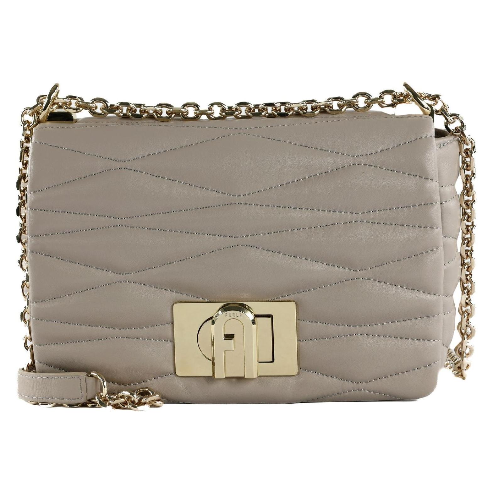 Furla, Damen, Handtasche, 1927 Mini Crossbody Bag 22, Beige