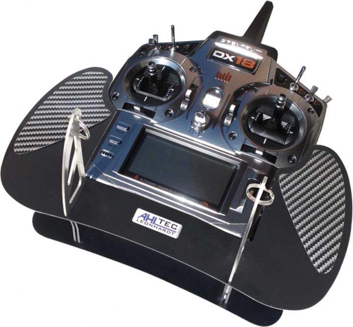 Produktbild AHLtec Senderpult Spektrum DX18 & DX18 QQ CARBON mit Standard Senderpultbügel, ohne Handauflagen