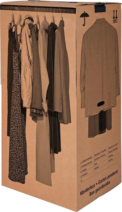 Produktbild GuGus Kleiderbox mit Kleiderstange (60 x 52 x 133.5 cm)