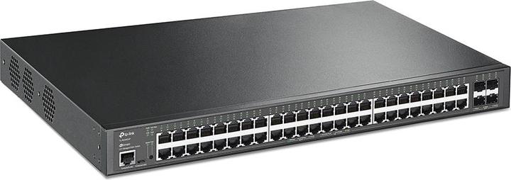 Actual product image TP-Link (TL-SG3452XP) JetStream 48-Port Gigabit and 4-Port 10GE SFP L2 Managed Switch with 48-Port PoE, Rac (48 ports)