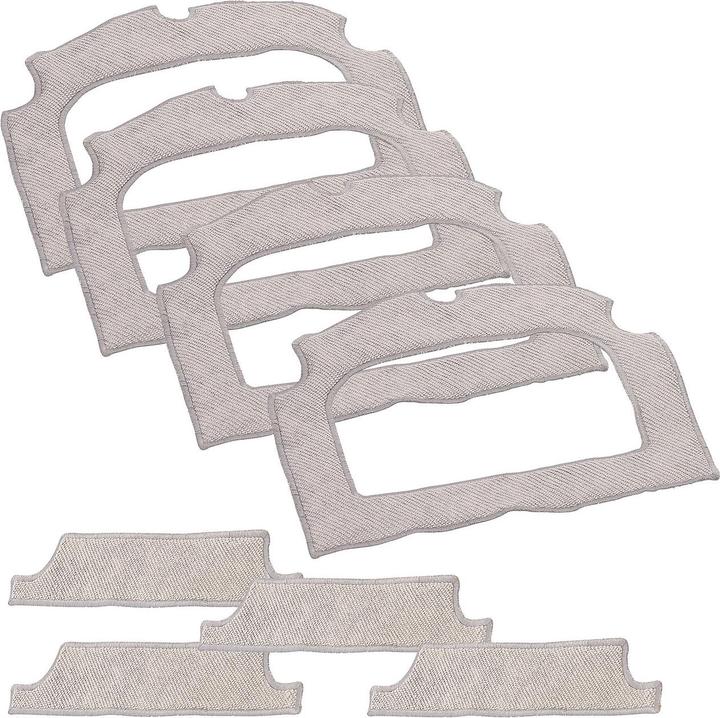 Sichler 4er-Set Ersatz-Mikrofaser-Tücher für Fensterputz-Roboter PR-050