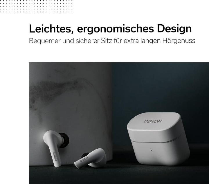 Actual product image Denon In-Ear Headphones AH-C630W White (No noise cancellation, 18 h, Wireless)